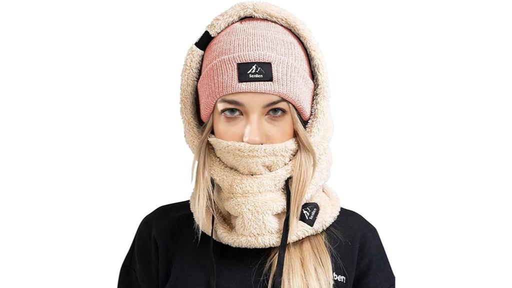 windproof fleece ski mask