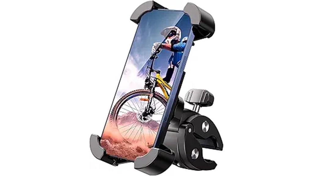 360 rotating motorcycle phone holder