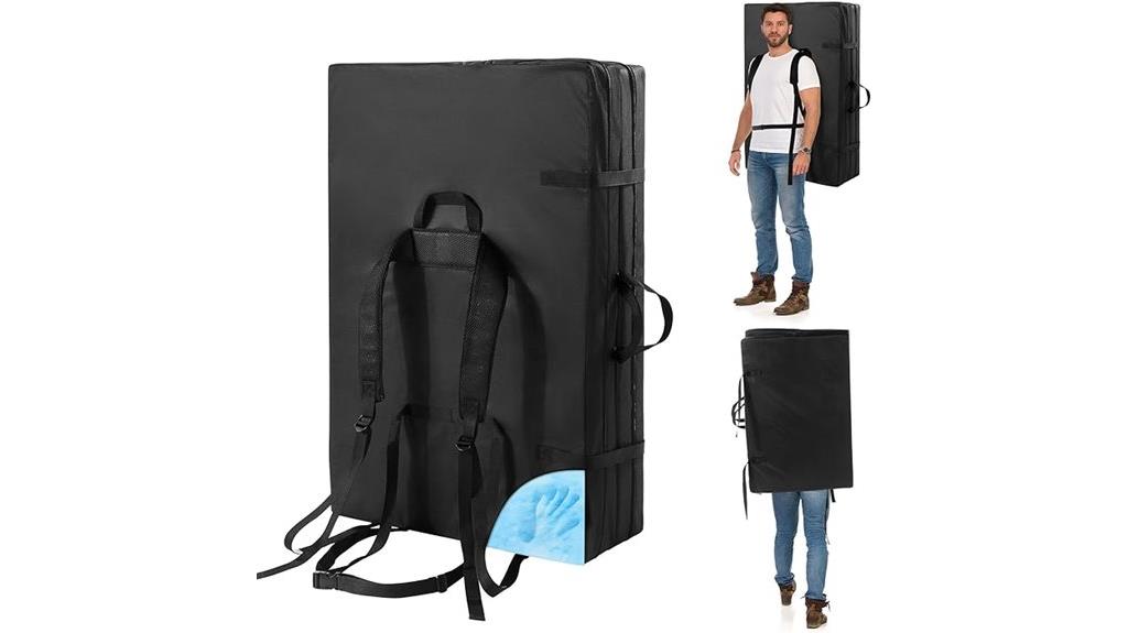 adjustable bouldering crash pad