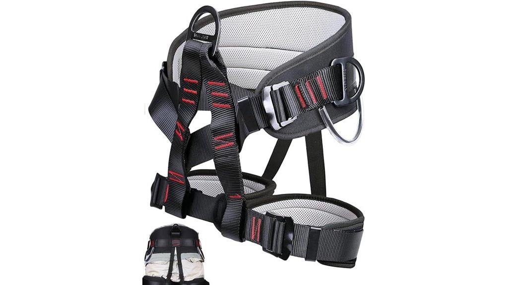 adjustable climbing harness design