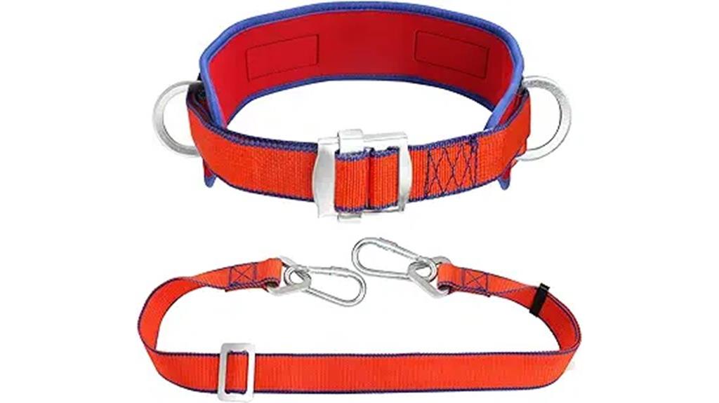 adjustable safety belt features