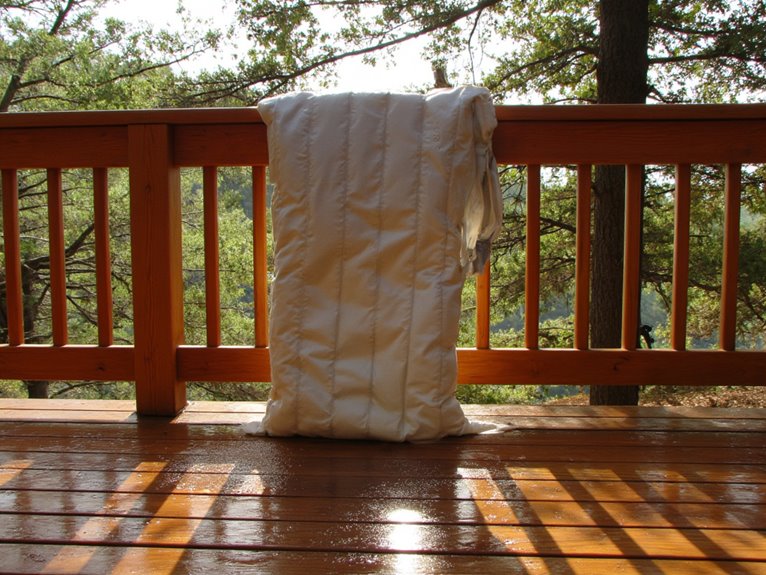 air dry avoid sunlight