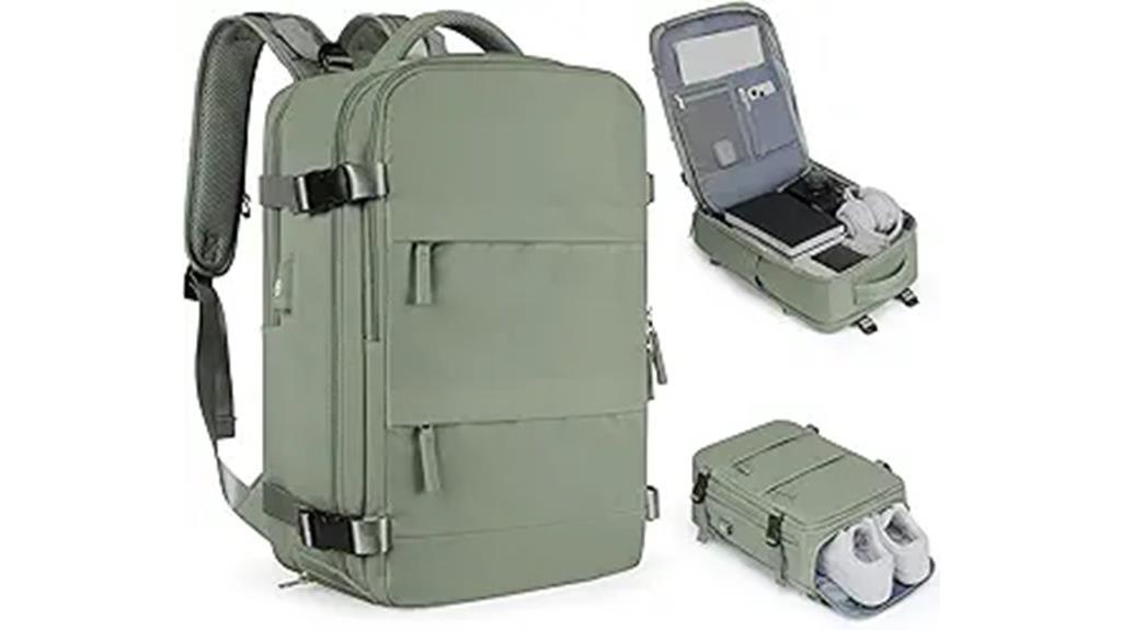 airline approved travel backpack