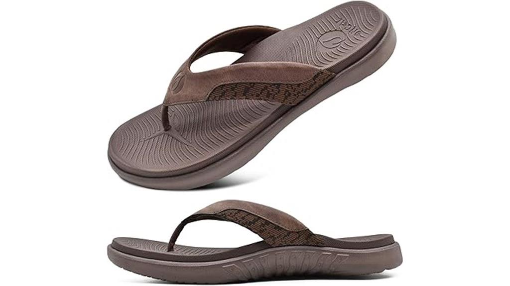 athletic sandals with arch support