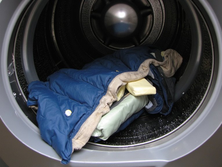 avoid machine washing pads
