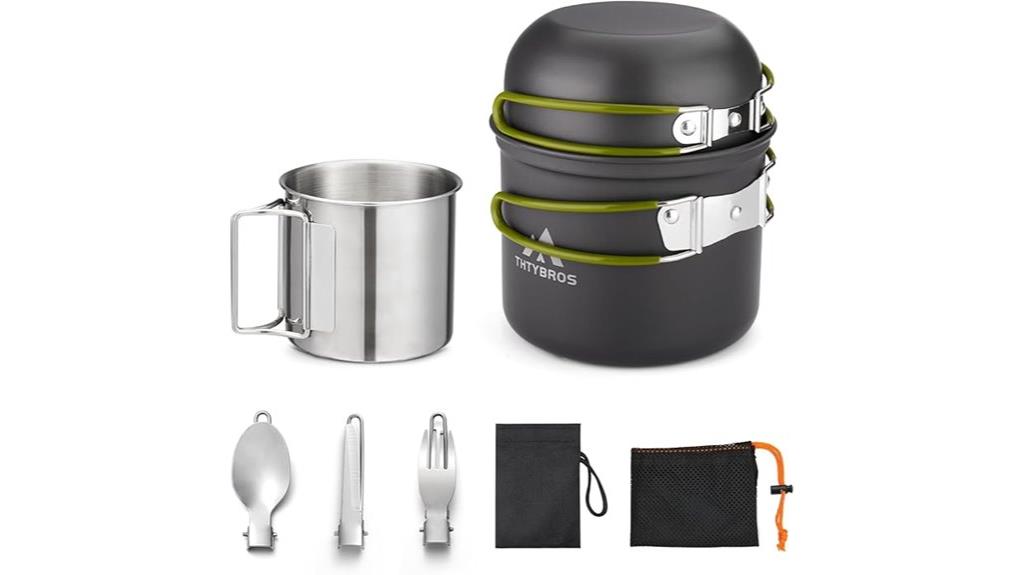 backpacking cooking gear set