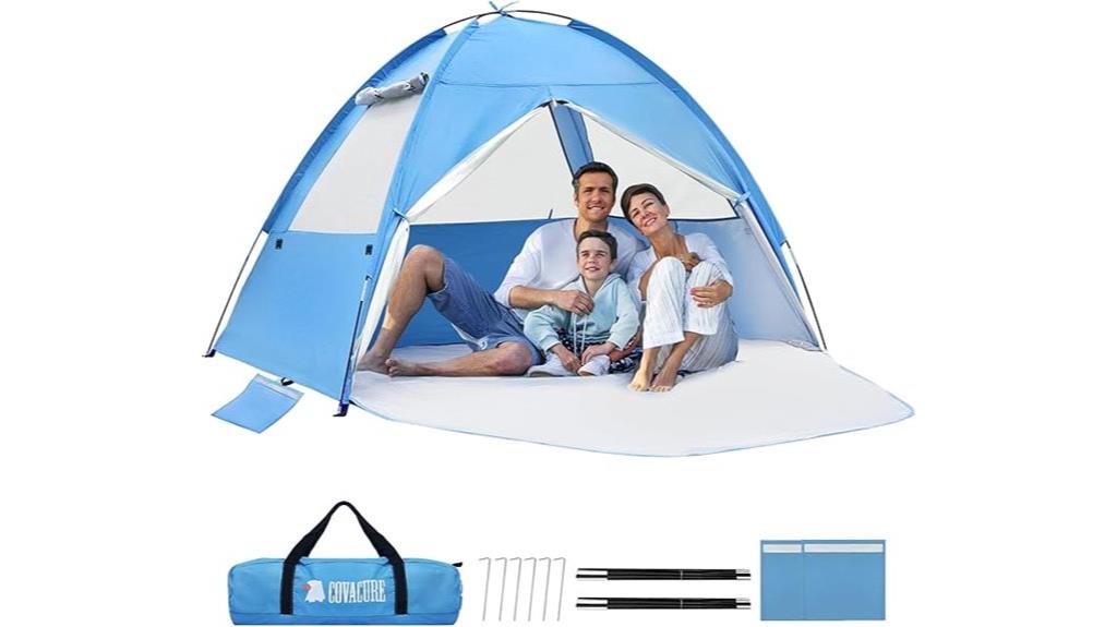 beach tent with uv protection