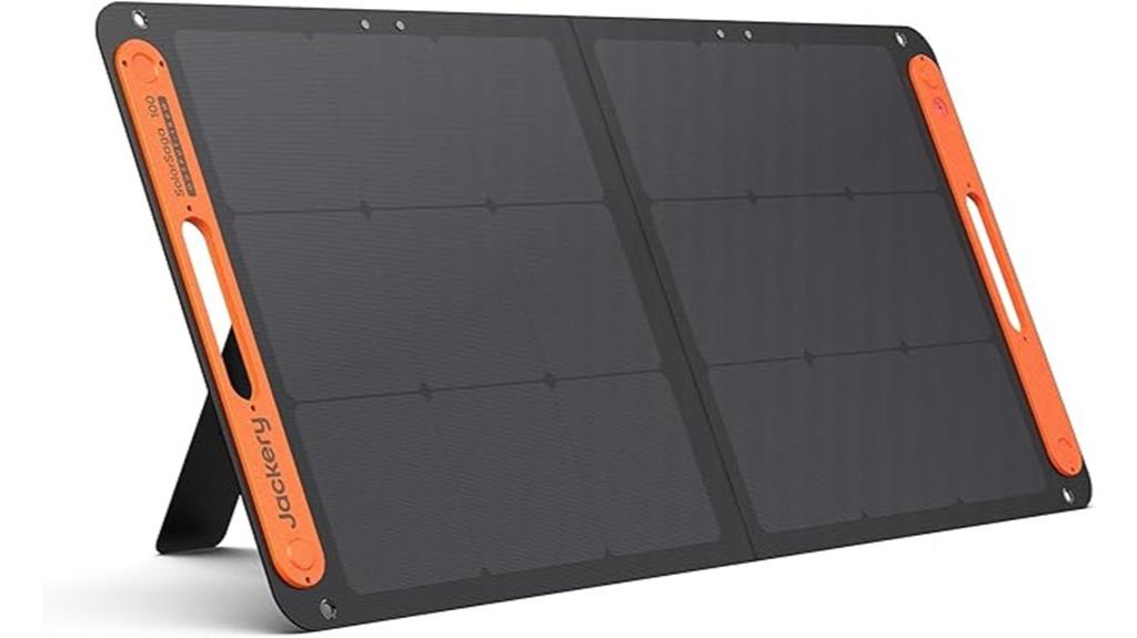 bifacial portable solar panel