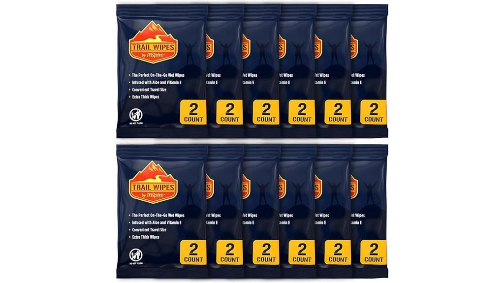 biodegradable camping body wipes