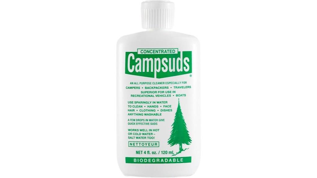 biodegradable camping soap essential