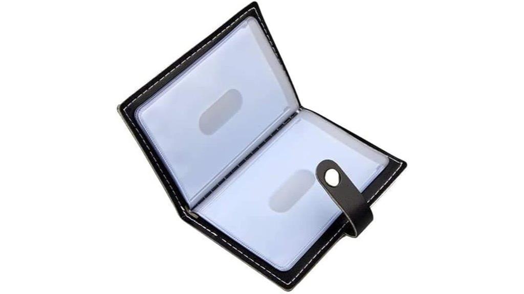 black card holder wallet