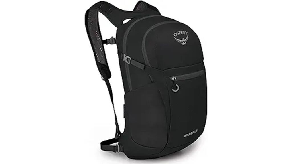 black commuter backpack style