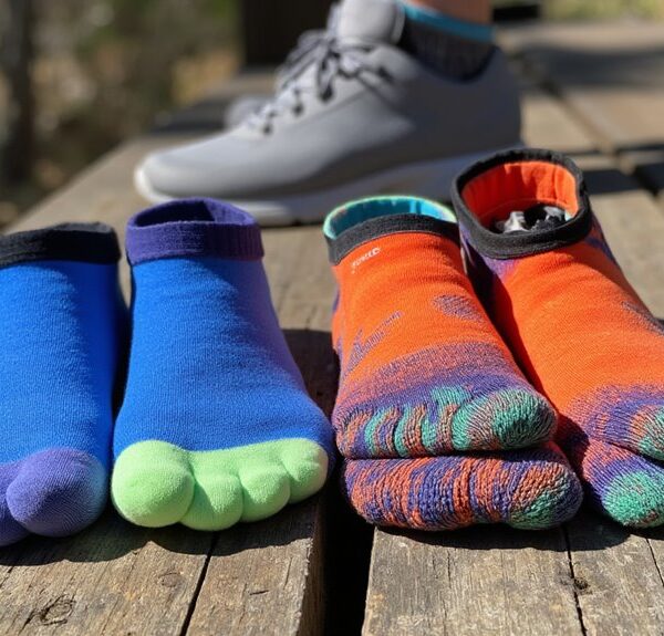 blister free running toe socks