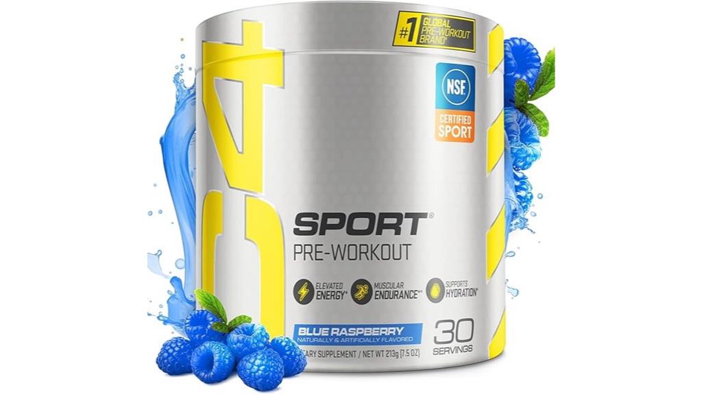 blue raspberry pre workout