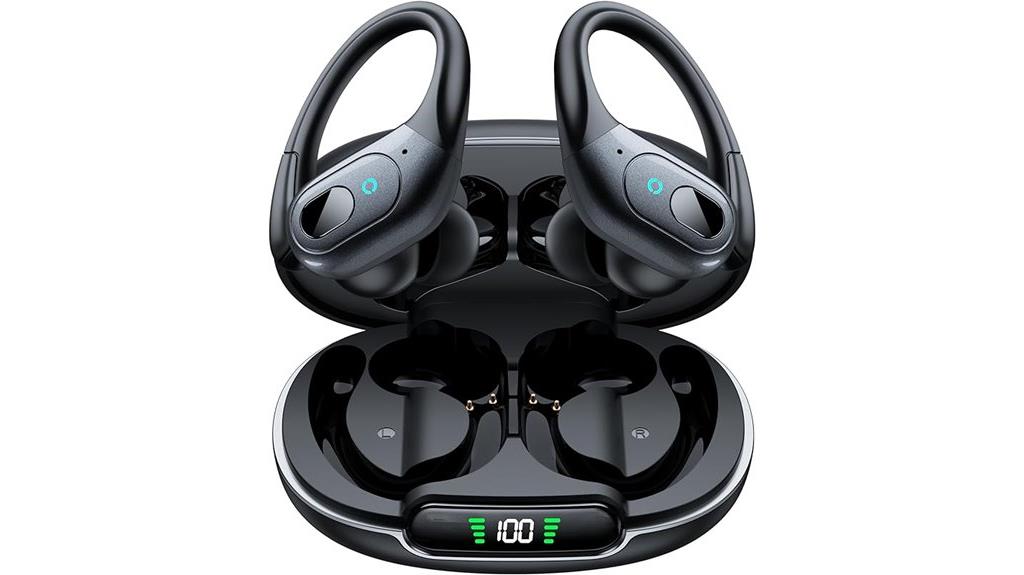 bluetooth sport earbuds with case