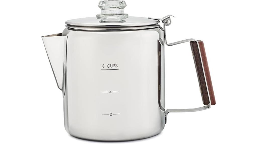 bozeman coffee percolator 6 cup