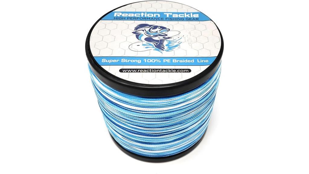 braided fishing line versatility