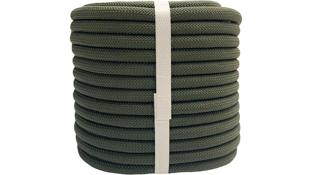 braided polyester climbing rope