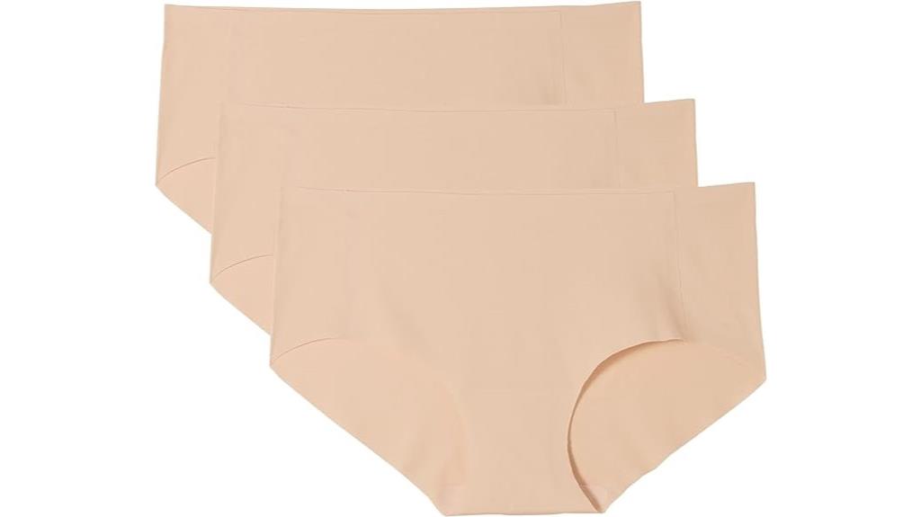 breathable seamless hipster panties