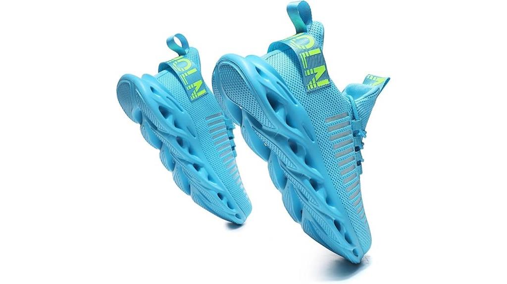 breathable slip on walking shoes