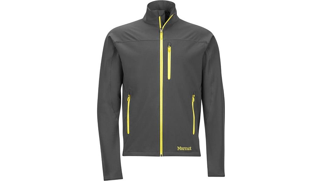 breathable water resistant softshell jacket
