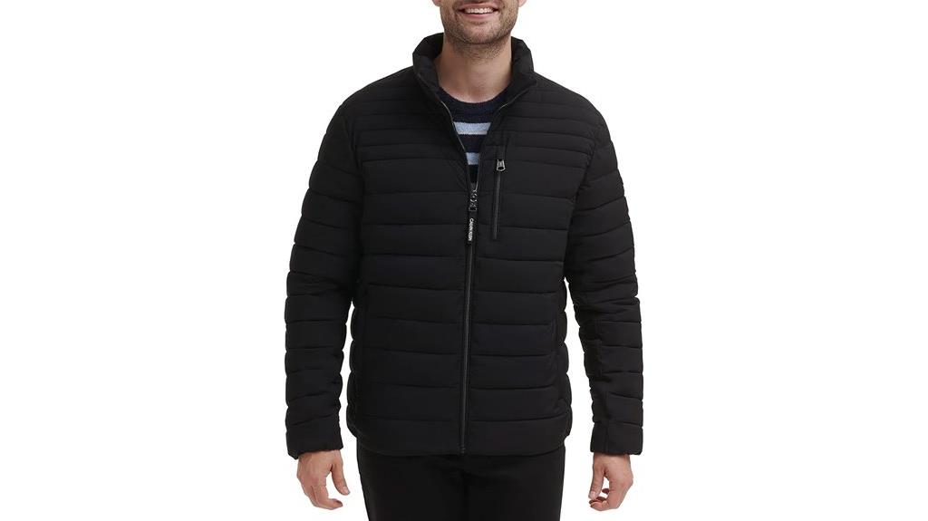 calvin klein men s puffer coat