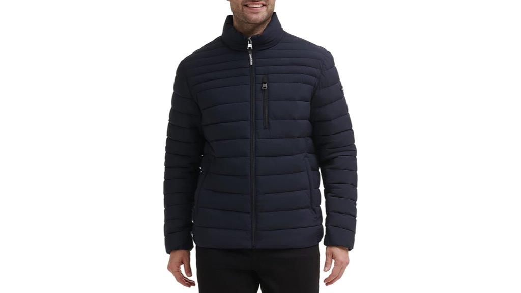 calvin klein puffer coat