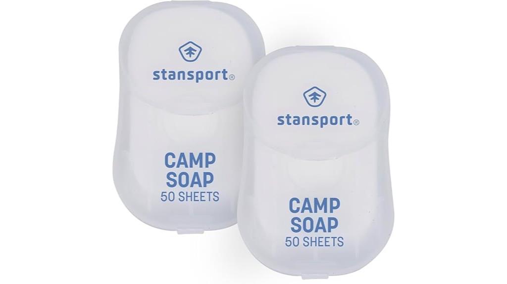 camp soap sheets pack