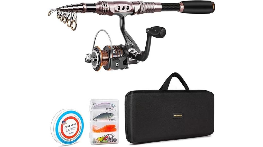 carbon fiber fishing combo