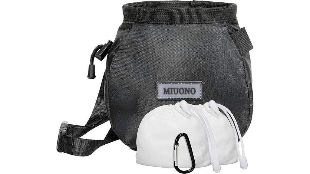 chalk bag with accessories
