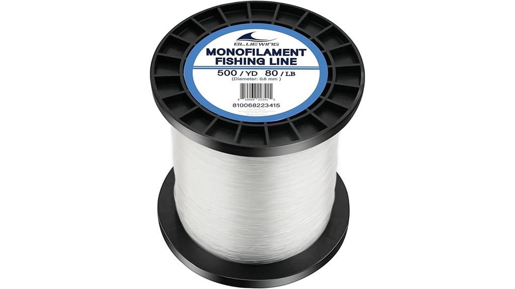 clear monofilament fishing line
