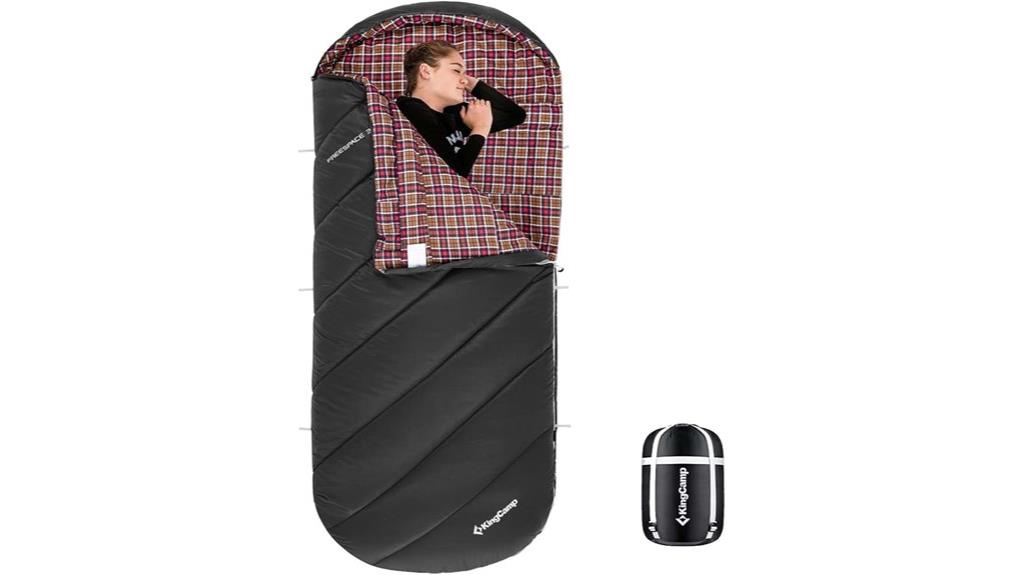cold weather camping sleeping bag