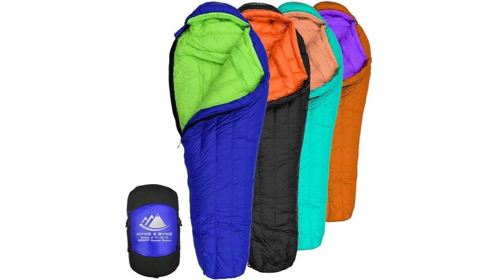 cold weather mummy bag