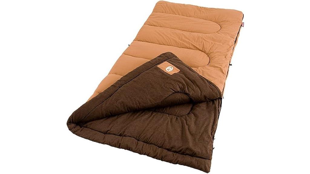 coleman dunnock cold weather sleeping bag