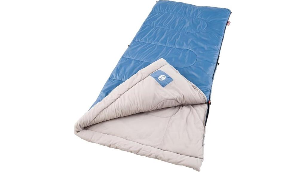 coleman sleeping bag for cool weather