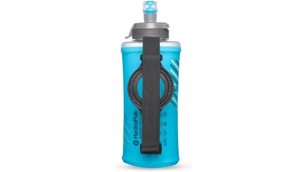 collapsible handheld running bottle