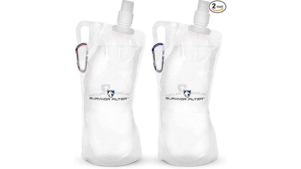collapsible water bottles pack