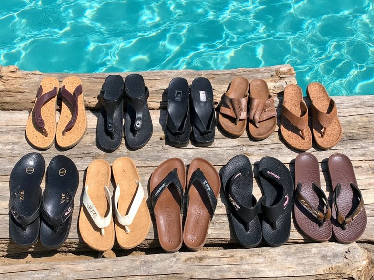 comfortable flip flops 2025