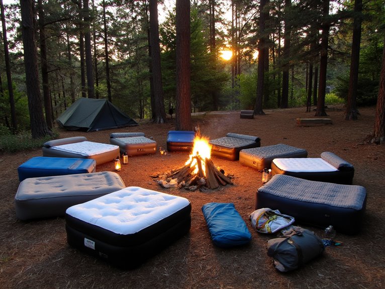 comfortable queen camping mattresses