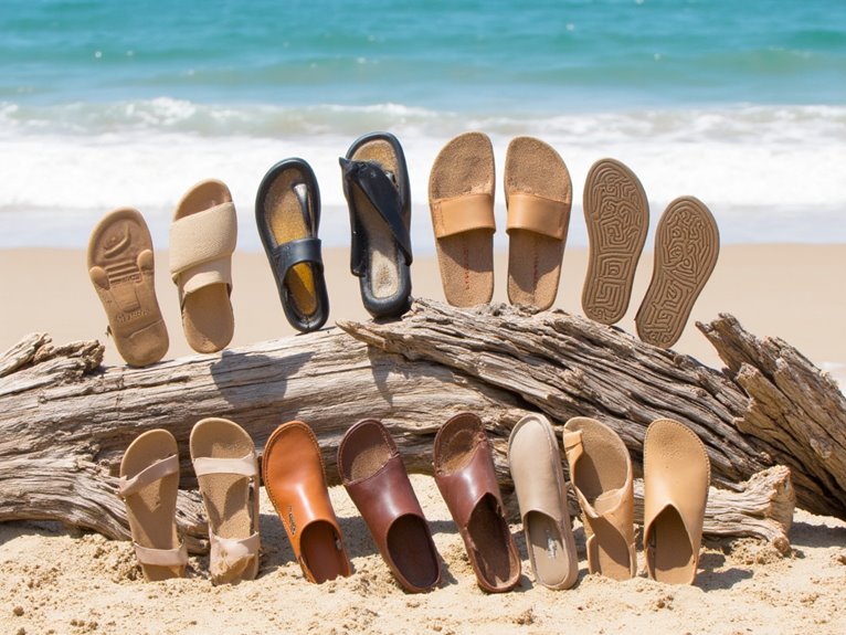 comfortable sandals with support