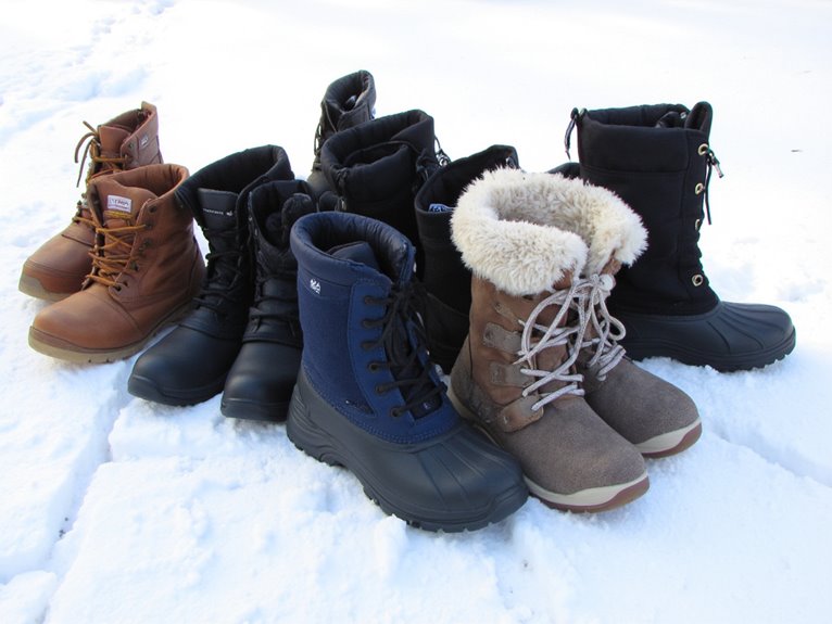 comfortable snow boots wide feet