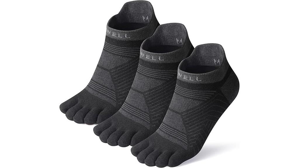 comfortable toe socks pack
