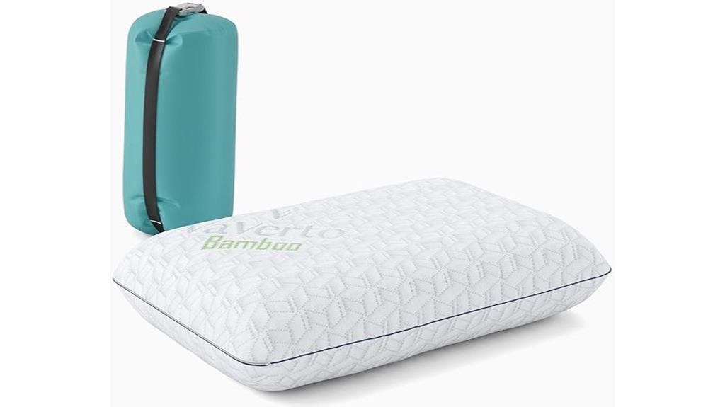 compact camping memory pillow
