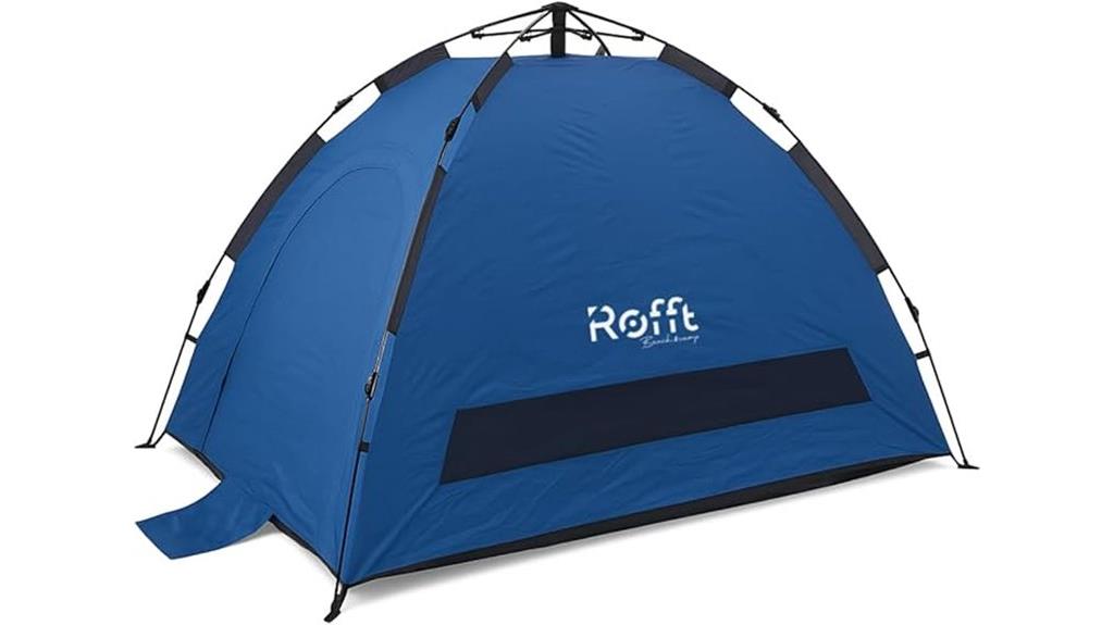compact dual door tent