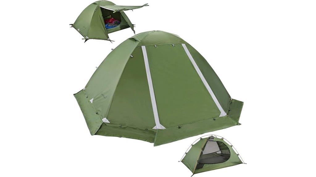 compact four season backpacking tent