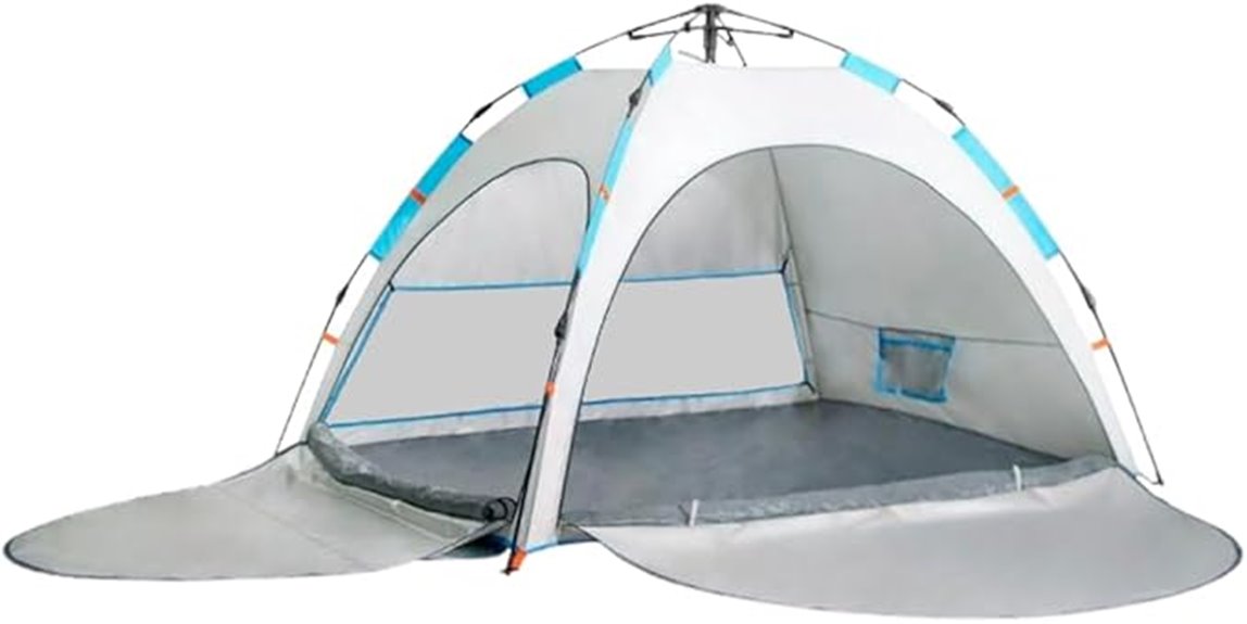 compact mesh camping tent