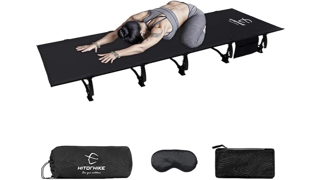 compact outdoor camping cot