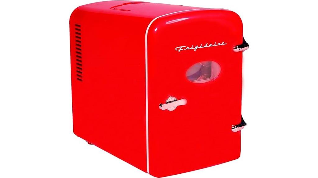 compact red personal cooler