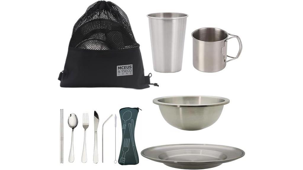 compact stainless steel kit