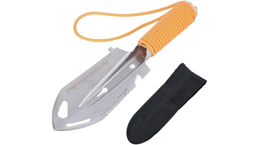 compact stainless steel shovel